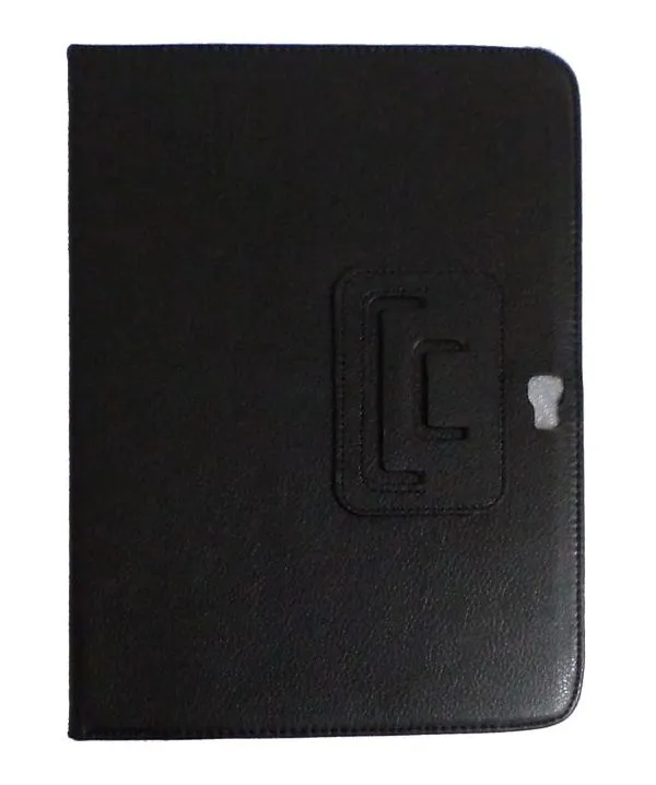 Case de Couro Armor com Suporte para Galaxy Note 10.1 N8000 Preta