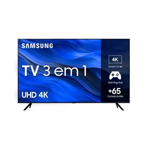 Samsung Smart TV 75 polegadas UHD 4K 75CU7700 2023, Processador Crystal 4K, Samsung Gaming Hub, Tela sem limites, Alexa built in