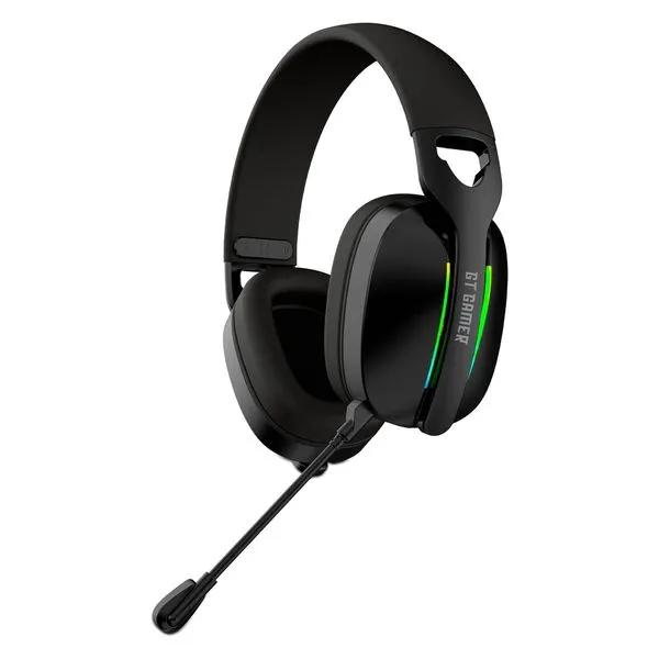 Headset Gamer GT Infinity GT Gamer, Bluetooth, Sem Fio, Tri Mode, RGB, Preto