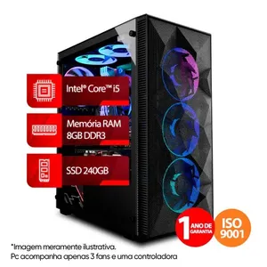 PC Gamer Intel® Core™ i5 4ª Geração, 8GB, SSD 240GB, Linux