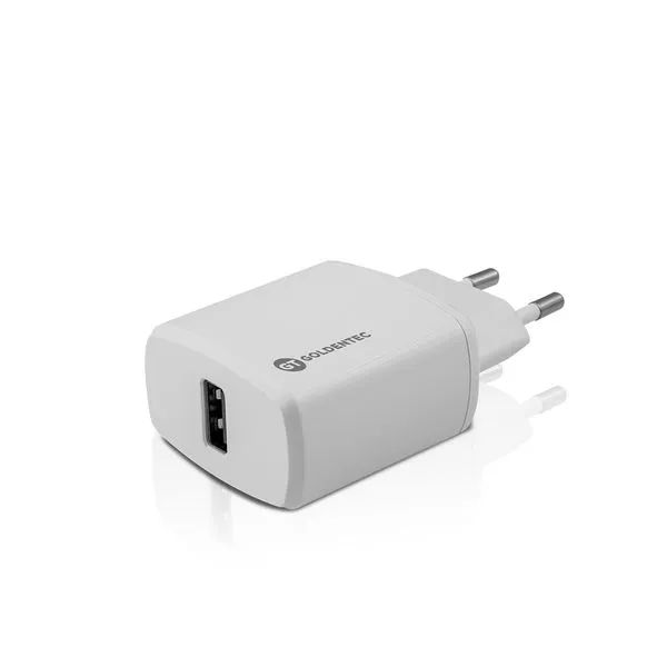Carregador de Parede Fast Charge USB 3.0 Bivolt - Branco | Goldentec