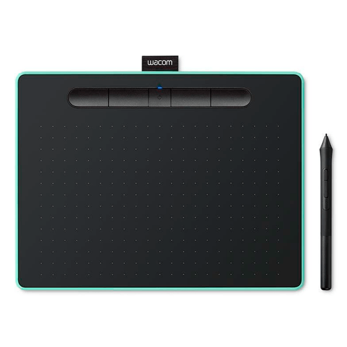 Mesa Digitalizadora Wacom Intuos Média Bluetooth Verde Pistache - CTL6100WLE