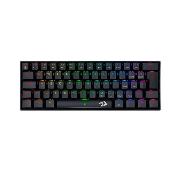 Teclado Gamer Mecânico Redragon Dragonborn, RGB, Preto, Switch Azul - K630RGB-1
