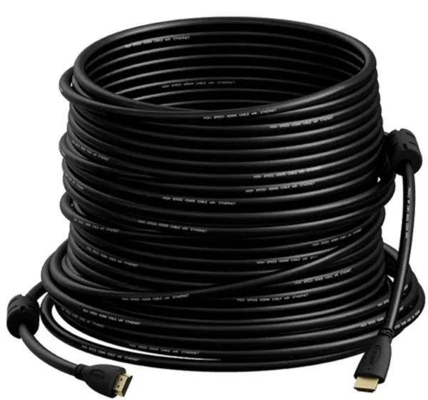 Cabo HDMI Intelbras 2.0 20 Metros CHF 2020 - 4140005 Preto