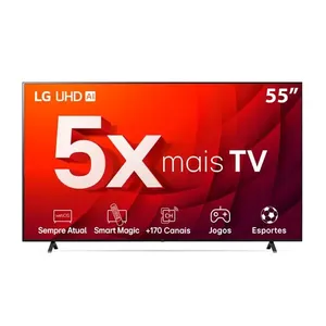 Smart TV 55" LG 4K Ultra HD UR8750 2023, Wi-Fi, HDR10, ThinqAI