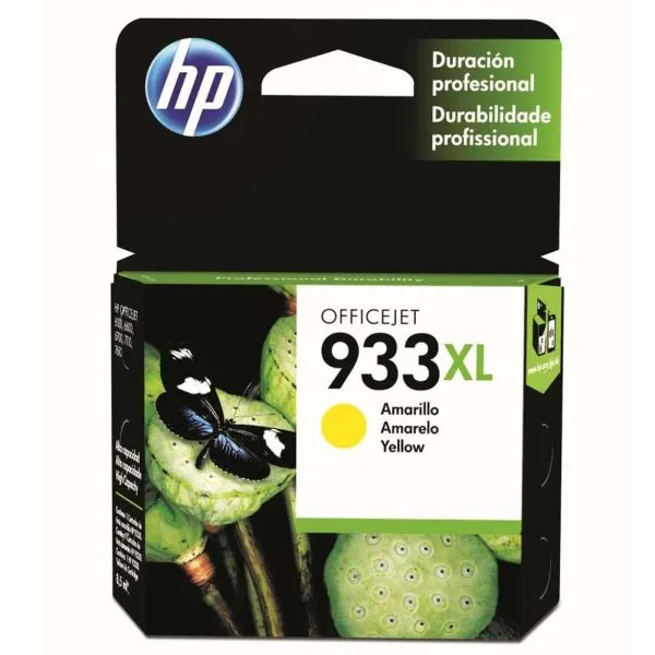 Cartucho HP 933XL Amarelo (CN056AL) Para HP Officejet 7110