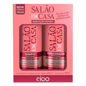Kit Shampoo Eico Salão em Casa Hidratação Intensiva 450ml