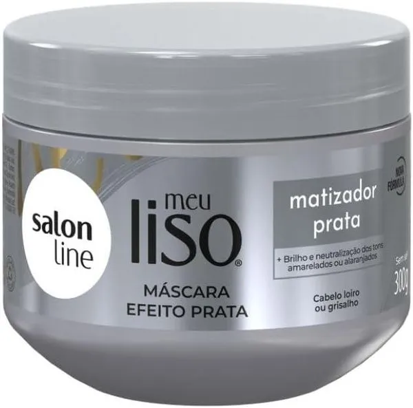Salon Line - Meu Liso Prata - Máscara Capilar - 300g