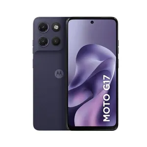 Smartphone Motorola Moto G17 4G Android 15 128GB Cam 50MP+5MP Cam Front 32MP Octa-Core Helio G81 Extreme Tela 6.7" Roxo