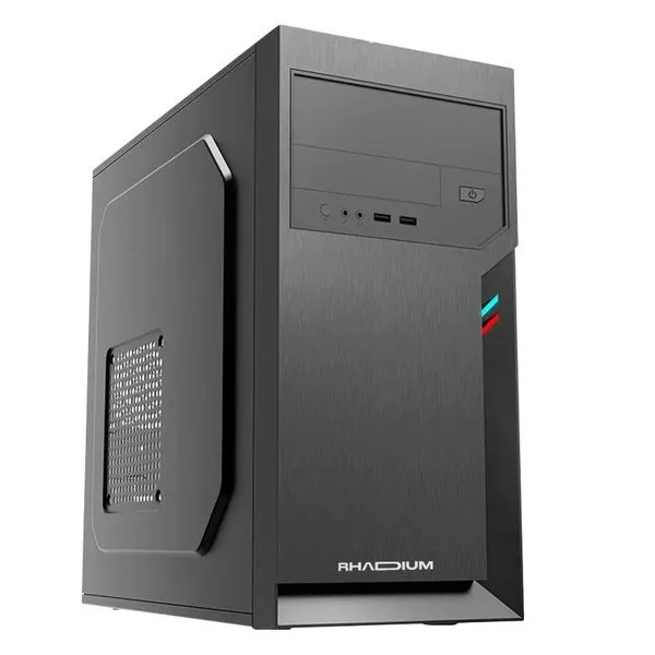 Gabinete Office Rhadium Micro ATX com Fonte 200W RHA-GAB-0002 Preto