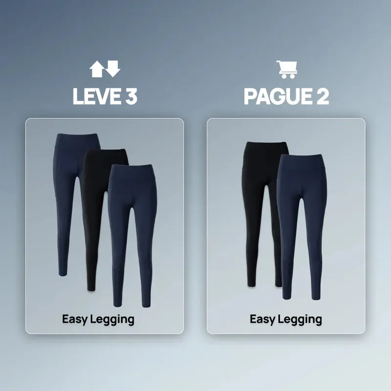 Calça Legging Feminina Easy - Leve 3 Pague 2