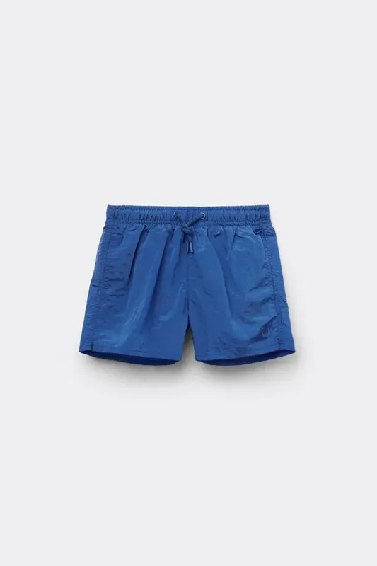 Bermuda De Banho Shine Infantil - Azul 10-11