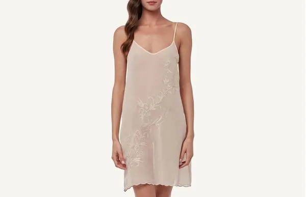 Camisola Com Bordado Floral - Off-White M