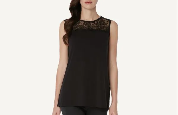 Blusa De Alças Largas Romantic Ballerina - Preto G