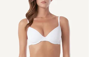 Sutiã Balconet Francesca Com Aro Em Microfibra Extra-Light - Branco 44C