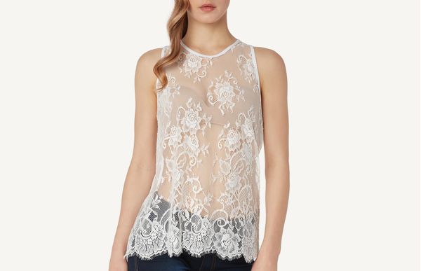 Blusa De Renda Oriental Journey - Branco P