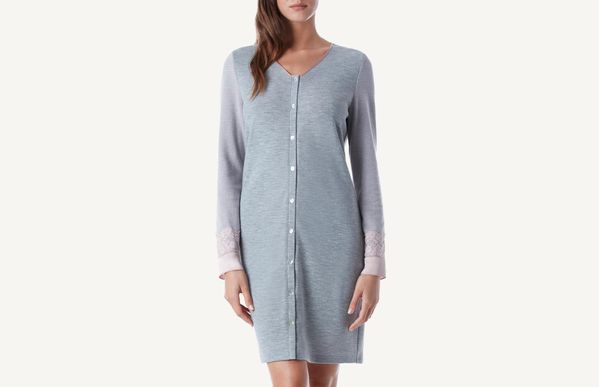 Camisola Com Botões - Cinza P
