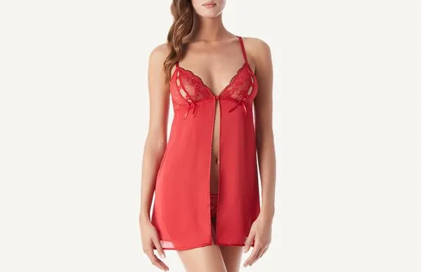 Babydoll Sexy Laces - Vermelho P