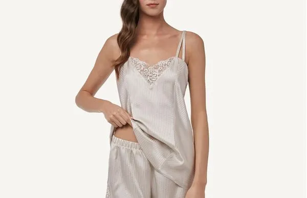 Blusa De Seda Elegant Touch - Off-White M