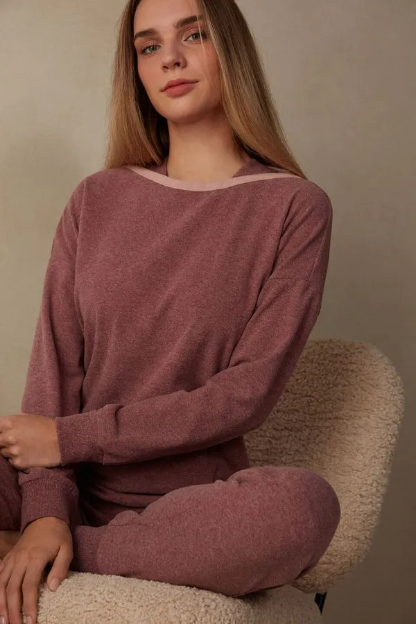 Blusa Manga Comprida Winter Candies - Rosa M