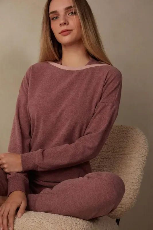 Blusa Manga Comprida Winter Candies - Rosa M