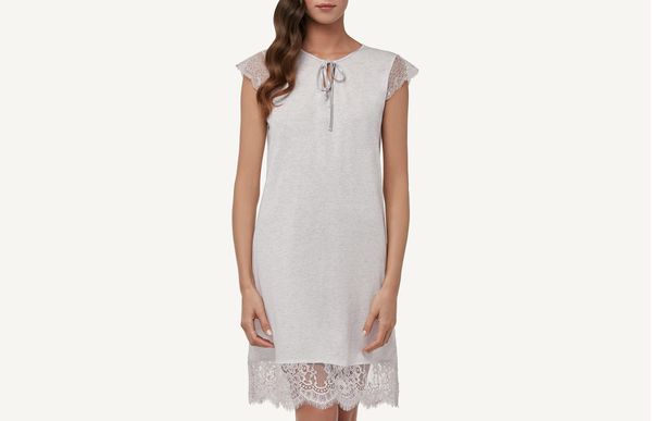 Camisola Em Supima Cotton Extrafine - Cinza P