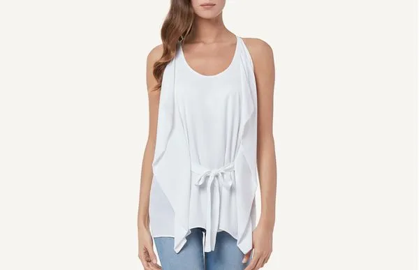 Blusa Em Georgette - Branco M