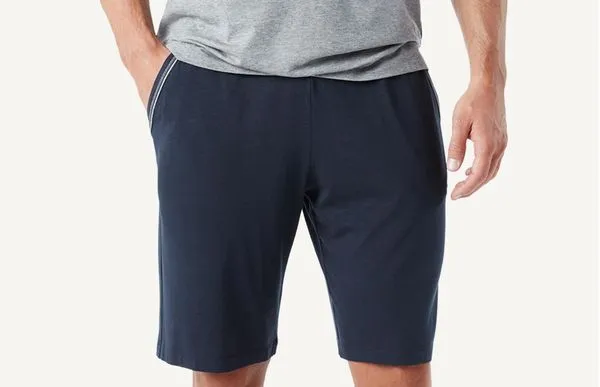 Pijama Masculino Curto De Micromodal - Azul G