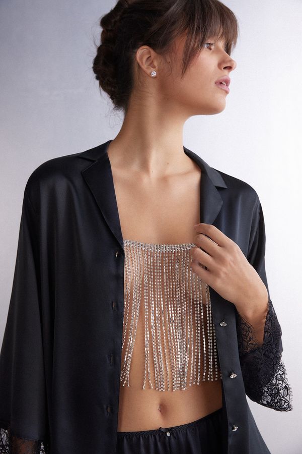 Top Em Strass - Prata U