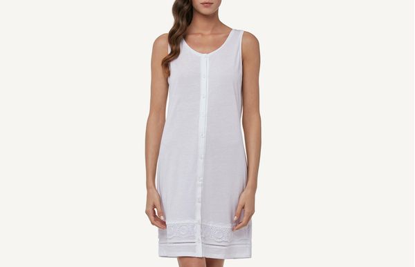 Camisola Em Supima Cotton Autumn Macramè - Branco P