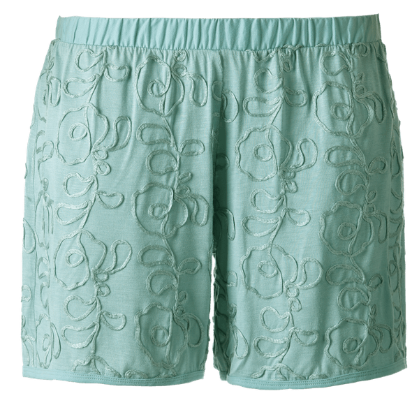 Shorts De Jérsei Bordado - Verde G