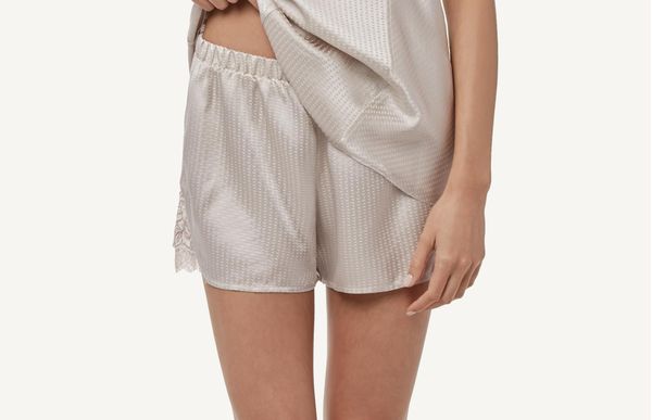 Shorts De Seda Elegant Touch - Off-White M