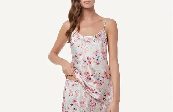 Blusa De Seda Summer Print - Estampado P