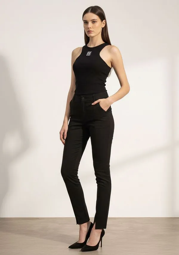 Calça Skinny Média Preto 42