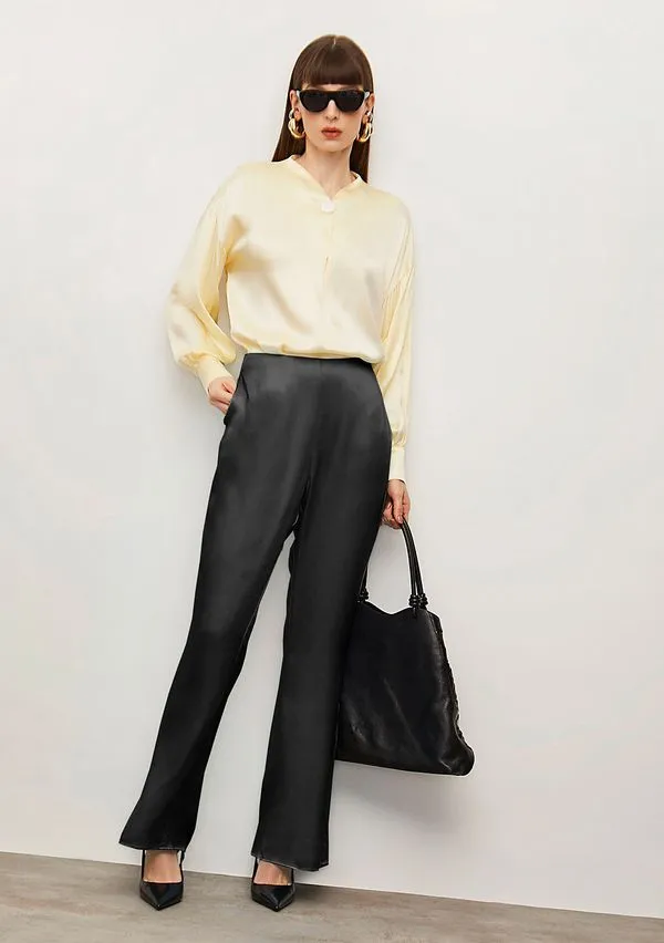 Calça Iódice Boot Cut Alta Preto 40