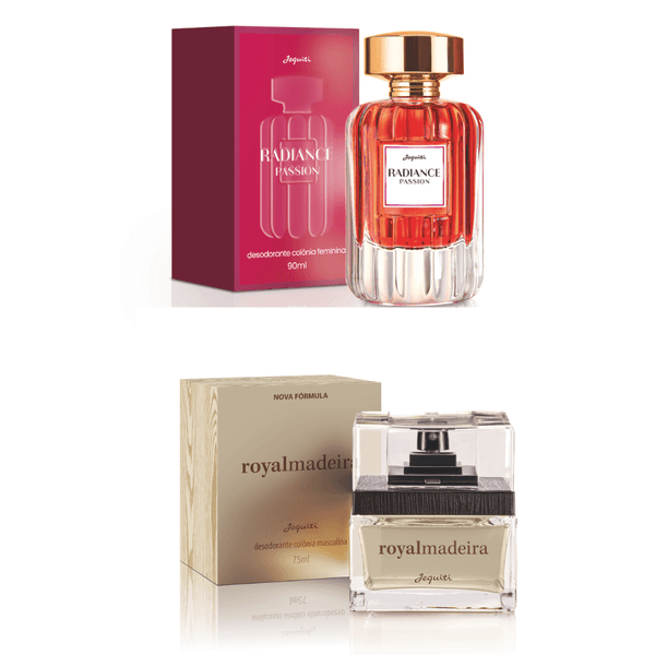 Match Perfeito Radiance Passion Feminino 90 ml + Royalmadeira Masculino 75 ml 1 un