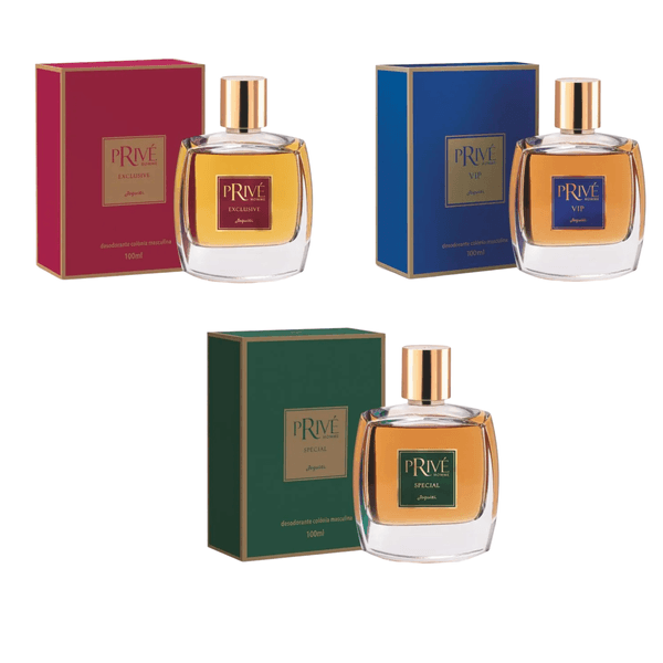 Kit Colônias Privé, 3 x 100 ml 1 un