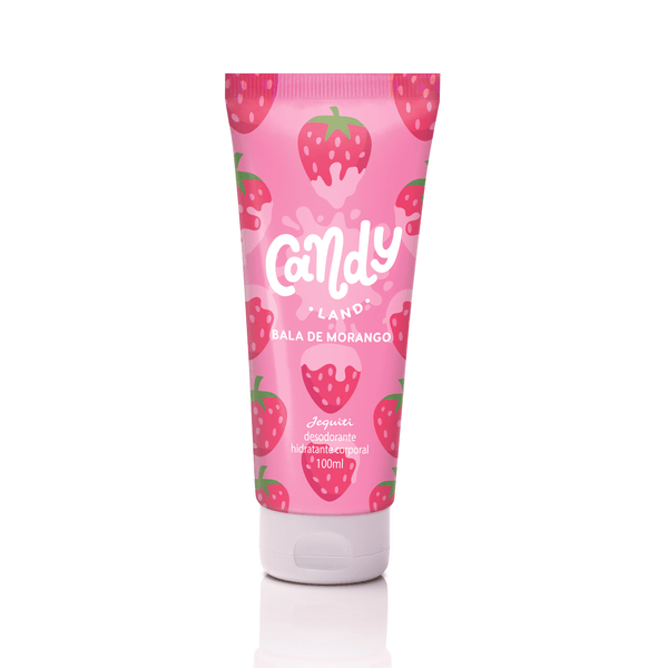 Hidratante Corporal Candy Land Bala De Morango, 100 ml 100 ml