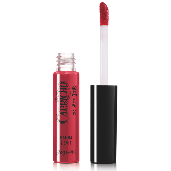 Batom 2 em 1 - Multifuncional Capricho Vermelho Ruby 4,7ml 4,7 ml