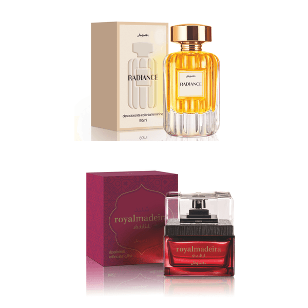 Match Perfeito Radiance Feminino 90 ml + Royalmadeira Shadid Masculino 75 ml 1 un