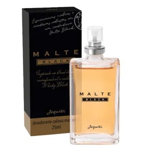 Desodorante Colônia Masculina Malte Black, 25ml 1 un