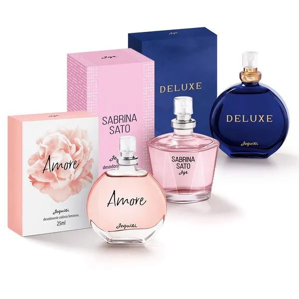 Kit De Minisséries Lançamentos Femininas Jequiti 3 x 25 ml