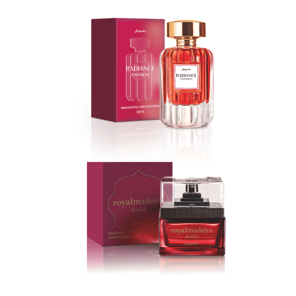 Match Perfeito Radiance Passion Feminino 90 ml + Royalmadeira Shadid Masculino 75 ml 1 un