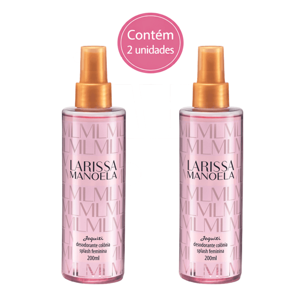 Kit Larissa Manoela Splash Feminina, 2 x 200 ml 1 un