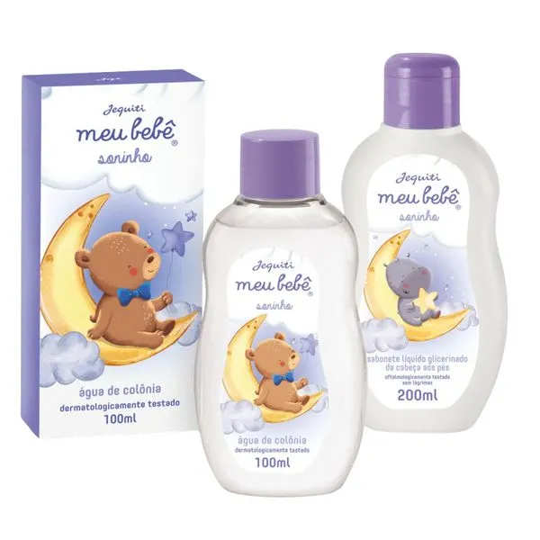 Kit Meu Bebê Água de Colônia Soninho 100 ml + Sabonete Liquido Glicerinado 200 ml 1 un
