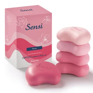 Sabonete Hidratante em Barra Sensi Flores Jequiti 5 x 80 g