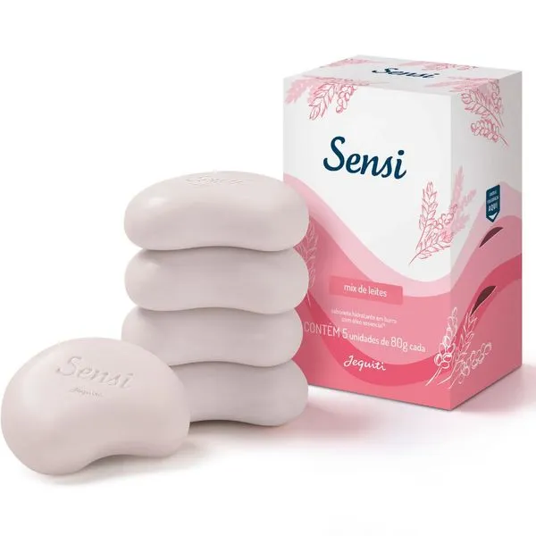 Sabonete Hidratante em Barra Sensi Mix de Leites Jequiti 80g