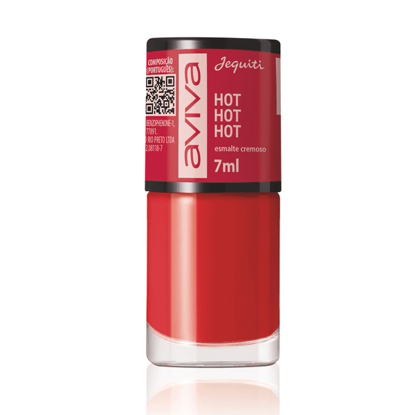 Aviva Esmalte Cremoso Hot Hot Hot, 7 ml 7 ml