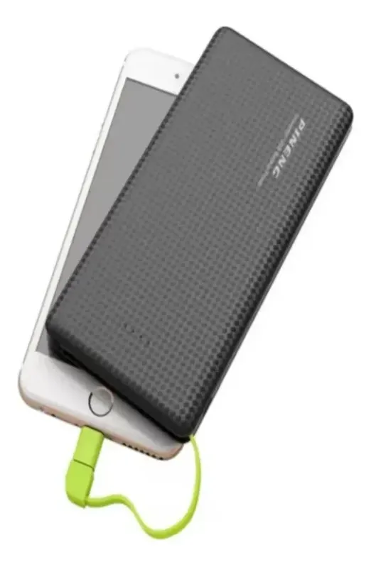 Carregador Portátil Power Bank 10.000mah Tipo V8 / Ios Preto