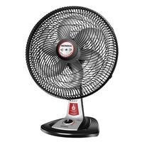 Ventilador De Mesa Mondial Turbo Tech Repelente Líquido Vt-rp-03 Vent, 40cm, Turbo, 220v, Preto, Prata